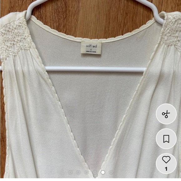 Aritzia Wilfred Orchestra Dress in White - Picture 5 of 6